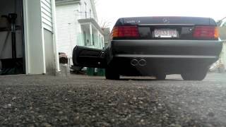 MercedesBenz SL500 Sound Muffler Delete R129 [upl. by Gleich870]