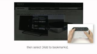 quotHow to bookmarkquot Internet TV  Internet TV Box [upl. by Anuahsar]