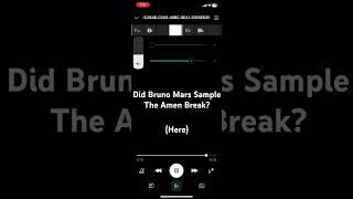 Did Bruno Mars Sample Amen Brother [upl. by Enehs511]