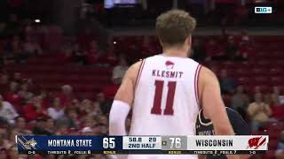 Highlights vs Montana State  Wisconsin Basketball  November 7 2024 [upl. by Kemeny]