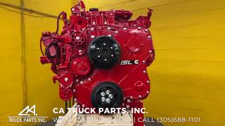 2015 CUMMINS ISL9 DIESEL ENGINE catrucks 7700 TEST RUN [upl. by Fesoy]