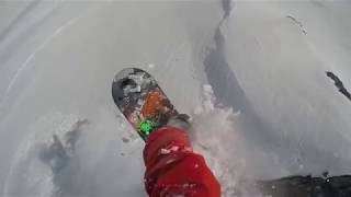 Chamonix 2018 winter freeride snowboarding [upl. by Liggett]