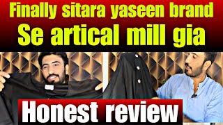 Finally sitara brand se Article mill giahonest review of sitara yaseen brand [upl. by Ainomar]