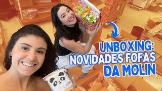 UNBOXING NOVIDADES MAIS FOFAS DA MOLIN [upl. by Rajiv155]