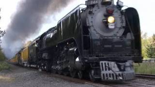 HD UP 844 Steam meets UP 4189 Diesel [upl. by Okorih]