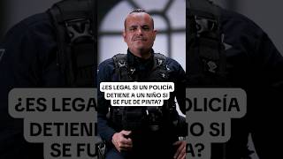 ¿Es legal si un policía detiene a un niño si se fue de pinta [upl. by Sonja]