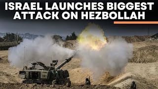 Israel War LIVE Israel Launches Deadliest Attacks On Hezbollah After Attack On IDF Posts [upl. by Beitz557]