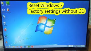 How to restore default settings in windows 7 [upl. by Peckham19]