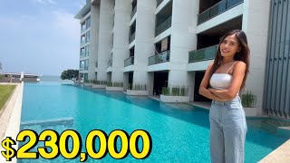 230000 8M THB Pattaya Beach front Condo for Sales  Thailand House Tour [upl. by Eiramrebma]