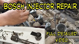 bosch injector cleaning and repairing [upl. by Roscoe299]