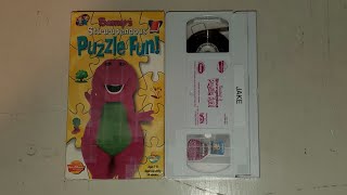 Opening To Barneys Stuuupendous Puzzle Fun 1997 VHS [upl. by Jehias636]