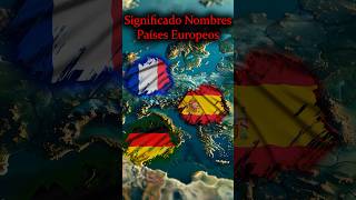 🌍✨ ¡Origen Secreto de Nombres Europeos 🔍 europa españa francia alemania nombres [upl. by Buffy]