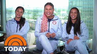 Team USA womens soccer stars reveal new nickname [upl. by Thistle646]