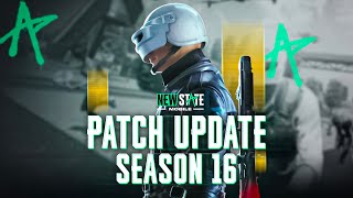 NEW STATE MOBILE STABLE VERSION  NEW SEASON 16  NEW SURVIVOR PASS  UPDATE TIMING 🔥 [upl. by Wolfort]