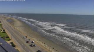 SandCam Timelapse of Beach Restoration on Galveston Island Texas [upl. by Junius]