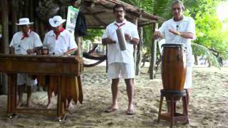 Traditional Costa Rican Music Performance  Tortuga Island Costa Rica [upl. by Hosbein]