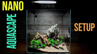 Nano Aquascape Setup [upl. by Dragone710]