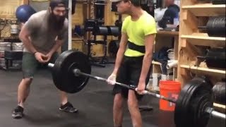 Cerebral Palsy Lifter Deadlifts 200 lbs [upl. by Amhser]