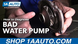 How to Diagnose a Bad Water Pump [upl. by Acina]