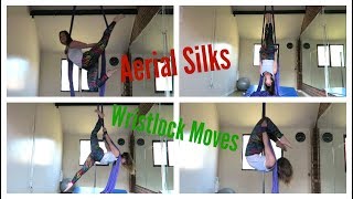 15 Aerial Silks Wristlock Moves  UNIQUE AERIALISTS [upl. by Ylevol]