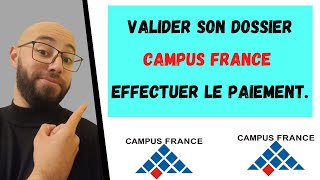 Tutoriel paiement en ligne  Procédure Campus France Algérie 2023 [upl. by Oiratnom4]