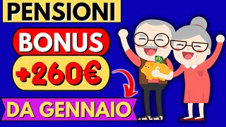 ✅ PENSIONI 👉DA GENNAIO NUOVO quotBONUSquot FINO A 260€ IN PIÙ❗👉GUIDA ALLE NUOVE ALIQUOTE IRPEF➕INCREMENTI❗ [upl. by Kawai]