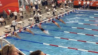 Shane Eckler and squad go 14396 in 2 medley relay at Y summer nationals [upl. by Suzanne]