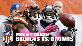 Broncos vs Browns  Week 6 Highlights  NFL [upl. by Enidualc]