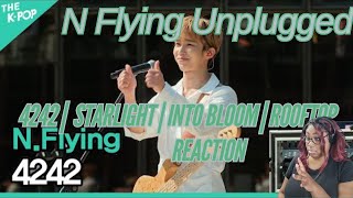 N Flying Unplugged  4242 Starlight Into Bloom Rooftop  Reaction [upl. by Acinaj]