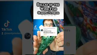 Ballad of the Wind Fish 🌀🐟 Ocarina Tutorial ocarina [upl. by Eendys998]