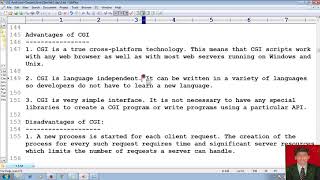 6 What is difference between SERVLET and CGI  Adv Java Servlet programming Tutorial advance java [upl. by Ahseim]