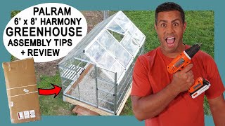 New Greenhouse From Costco MustSee Review and Assembly Tips CANOPIA by Palram Review [upl. by Eical]