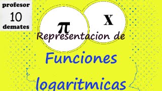 Representación de funciones 02c logaritmicas ejercicios [upl. by Oramug243]