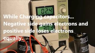 27V 500F Super Capacitor charging with Bench Power Supply Discharge with resistor Electronics [upl. by Jacobba]