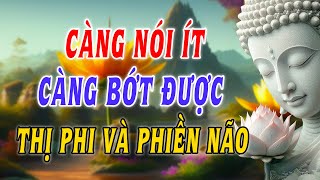 Càng nói ít càng bớt được phiền não và thị phi  Nói Nhiều Không Nói Đúng  Phật Pháp Hằng Ngày [upl. by Neitsirhc]