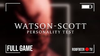 The WatsonScott Test  Full Game Walkthrough No Commentary Horror Gameplay  Both Tests [upl. by Zipnick]