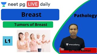 NEET PG Pathology  Tumors of Breast  L1  Unacademy NEET PG  Dr Anil Sharma [upl. by Radferd557]