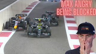 Max verstappen angry being blocked in pitlane f1 maxverstappen abhudhabi formula1 formula [upl. by Monafo]