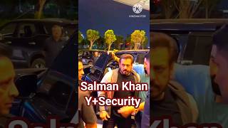 Salman Khan Y Security Protection Mumbai Airport Trending video Salman Khan with Serha [upl. by Willman963]