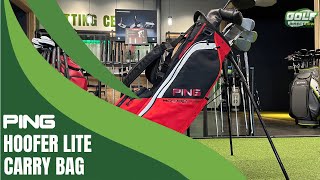 2024 PING Hoofer Lite 4Way Golf Carry Bag Overview [upl. by Aihsenek21]