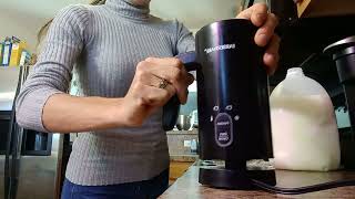 How To Use Electric Milk Frother [upl. by Harrod914]