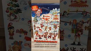 Kinderin yeni yıl çikolatası kinder cikolata noel chocolate [upl. by Euqinom624]