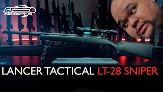 PERFECT SNIPER BASE  Lancer Tactical LT28 M24 Bolt Action Sniper Rifle  Airsoft GI [upl. by Oigufer]