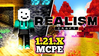 🔴 El Addon más REALISTA de MCPE 121X  REALISM CRAFT  NUEVOS MUNDOS DINAMICOS MCPE [upl. by Redan]