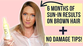 How to Use SunIn without Damaging Your Hair  Tips for Using Sun Bum amp Go Blonder on Brown Hair [upl. by Betz564]