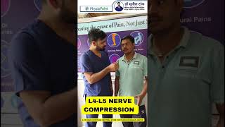 L4L5 NERVE ROOT COMPRESSION CHIROPRACTIC ADJUSTMENT IN JAIPUR shorts chiropractor [upl. by Brynn]