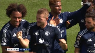 DE LIGT GOAL  SOUTHAMPTON VS MANCHESTER UNITED  PREMIER LEAGUE [upl. by Anilec]