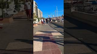 Beautiful coastal beach 🏖️ of Sliema in Malta Nomadmastan shortsviral shorts malta yt [upl. by Arnold]