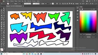 Adobe Illustrator Renk Ayarlamalarında Değişimleri Anlatımları [upl. by Los289]