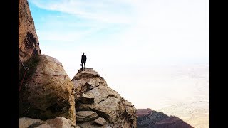 Climbing Resolution Arete Route on Mt Wilson  Red Rock Canyon [upl. by Manoff]